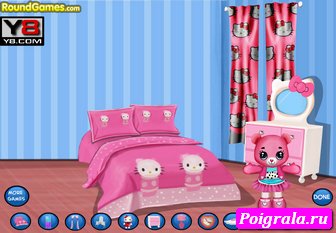 Игра Спальня Хелло Китти Спальня Хелло Китти картинка 1